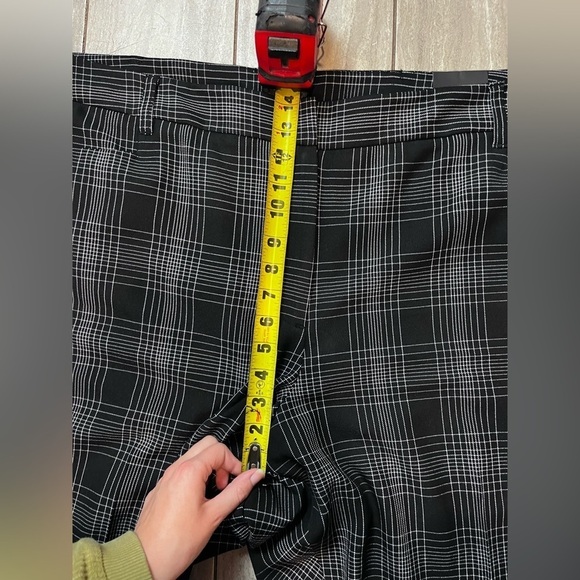 Lane Bryant Womens Black White Plaid Houston Classic Trouser New With Tags 26 - Picture 8 of 8